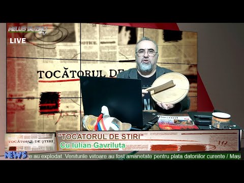 LIVE- TV NEWS BUZAU - TOCATORUL DE STIRI, cu Iulian Gavriluta. In prima emisiune din 2026 vorbim des