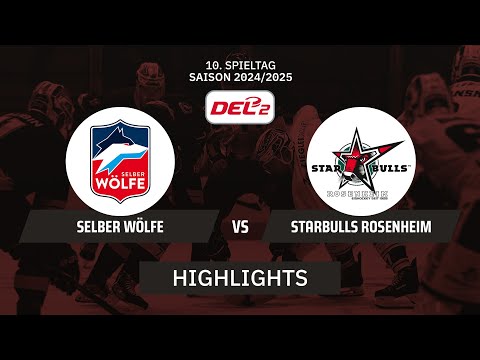 DEL2: Selber Wölfe vs. Starbulls Rosenheim | Highlights - 10.Spieltag | SDTV Eishockey