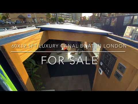 Brand new 60x12.5ft wide beam canal boat for sale in london £165k