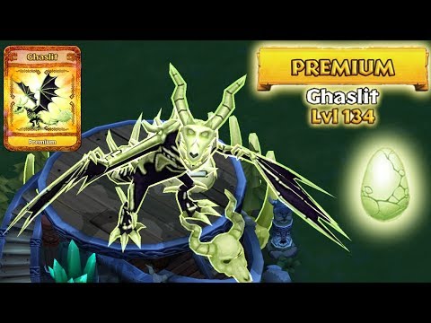 Ghaslit (New Premium Boneknapper) Titan Mode Max Level 134 | Dragons: Rise of Berk