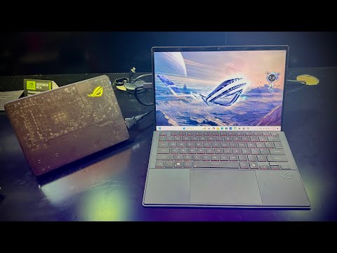 video - Asus Flow Z13, Ryzen AI MAX 380, Radeon 8040S, 32 GB DDR5X-8000, QHD+ 180 Hz 100% DCI-P3