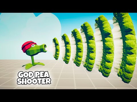 GOD PEA SHOOTER vs EVERY FACTION | TABS Totally Accurate Battle Simulator