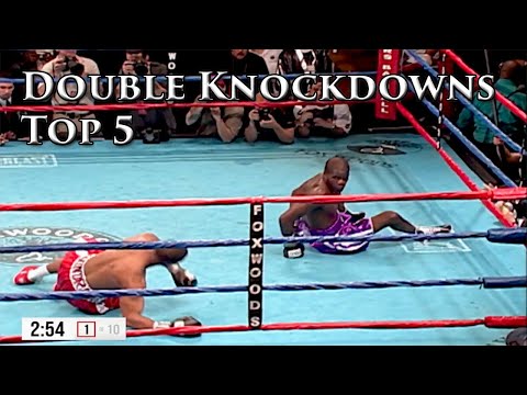TOP 5 BOXING DOUBLE KNOCKDOWNS
