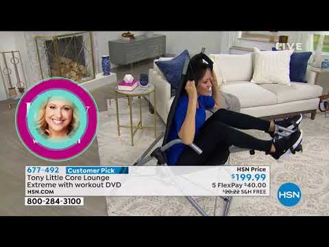 Tony Little Core Lounge Extreme with workout DVD