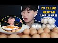 Mukbang Makan Telur Mentah 20 Biji Pakai Nasi Putih Rasanya Kayak Apa Ya