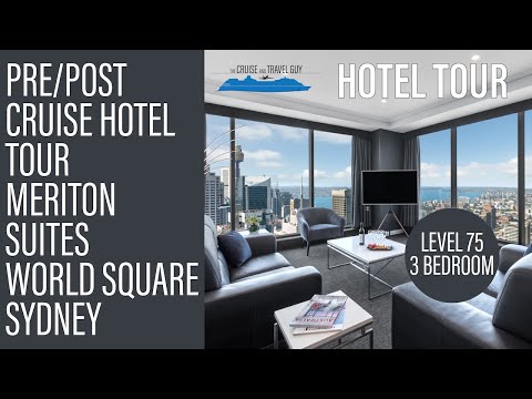 Thumbnail for SYDNEY PRE/POST CRUISE HOTEL: Meriton Suites 'World Square' 3 Bedroom Luxury Apartment | Level 75