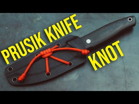 3 Ways To Carry Fixed Blades With ONE Paracord Knot!