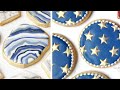 Decorated Cookie Ideas With Blue Icing | Satisfying Cookie Decorating