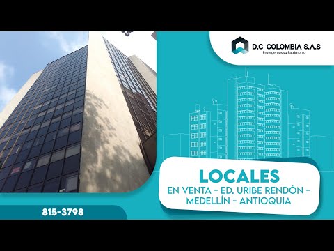 LOCALES EN VENTA EN EL EDIFICIO RENDON EN EL CENTRO DE MEDELLÍN