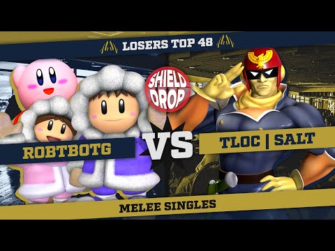 Robtbotg (ICs) vs TLOC | Salt (Captain Falcon) - Melee Singles Losers Top 48 - Shield Drop