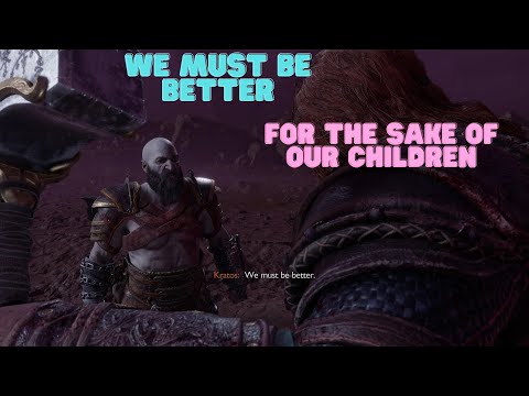 GOD OF WAR RAGNAROK│We must be better, for our children│4K Cutscenes