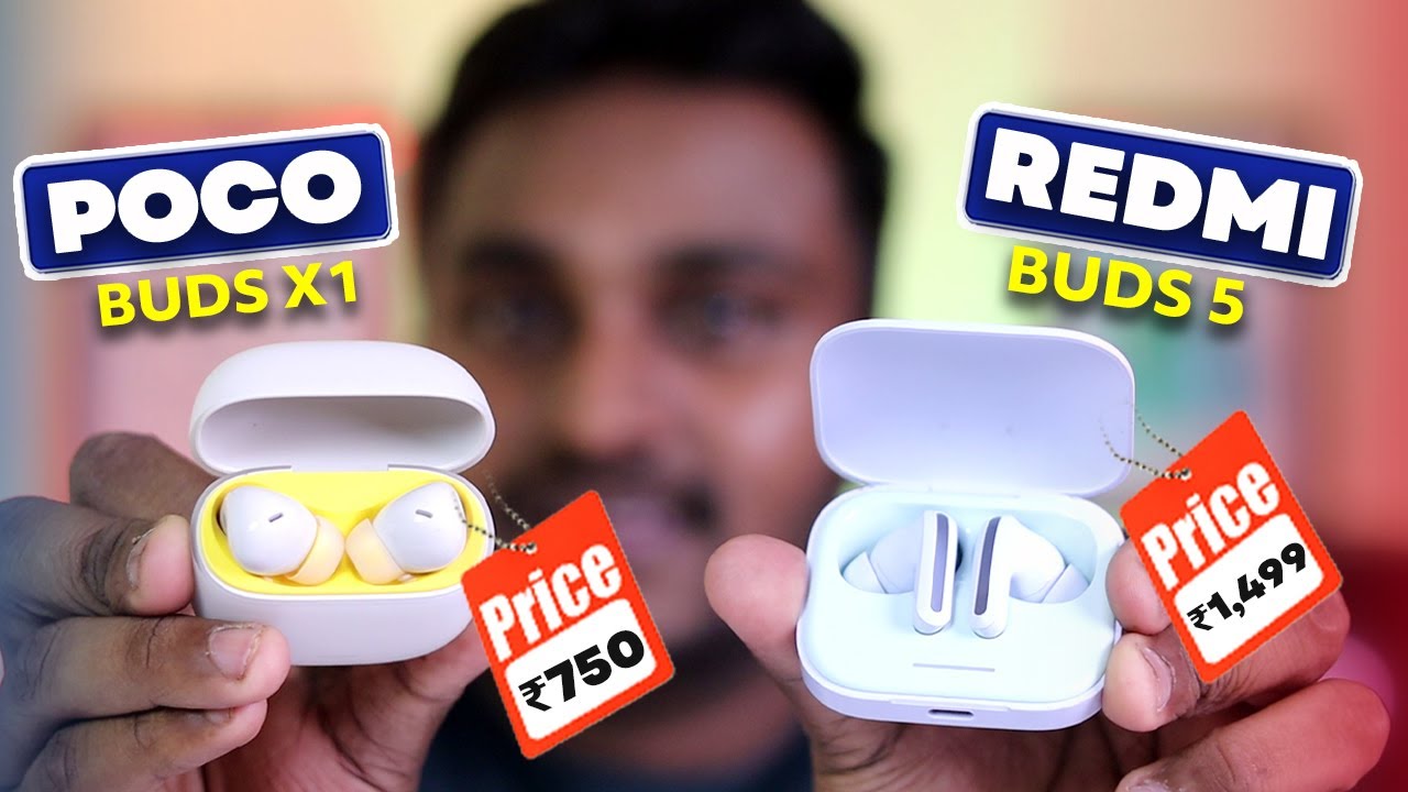 POCO Buds X1😀 VS Redmi Buds 5😲 Which One Best Under ₹1,500!