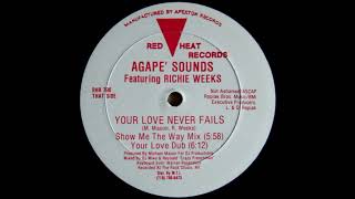 Agape’ Sounds Featuring Richie  Weeks -Your Love Never Fails (Your Love Dub)