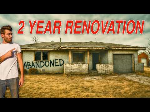 Remodeling an Entire House Start-To-Finish (2 YEAR TIMELAPSE)