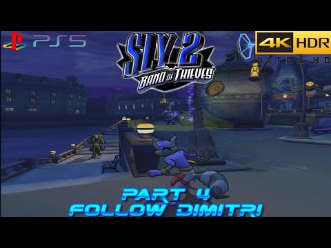 Sly 2: Band of Thieves: Part 4: The Black Chateau: Follow Dimitri (PS5) (4KHDR)