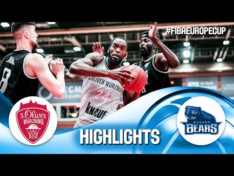 s.Oliver Würzburg v Bakken Bears - Highlights - FIBA Europe Cup 2018-19