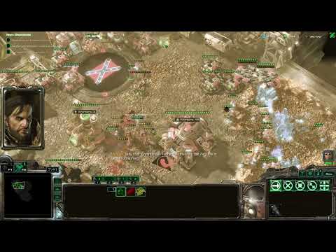 Starcraft Remastered (Mass Recall mod) Terran mission 9: New Gettysburg
