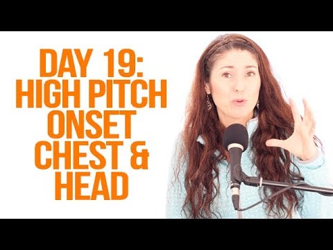 Expand Your Vocal Range: 28-Day Challenge - Day 19 (High Pitch Onset in Head & Chest Voice)
