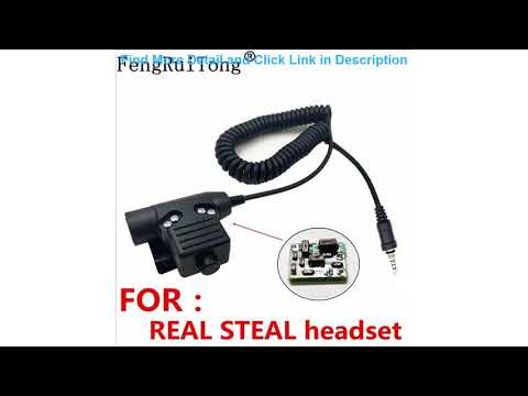 Review U94 PTT AMPLIFIED version for REAL STEAL headset for YEASU VX-7R VX-6R VX-120  Radio Nexus 3