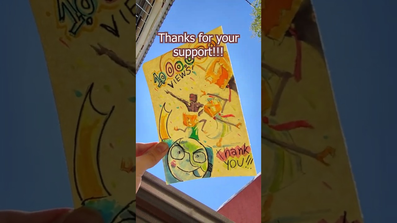 Drawing FUNHOUSE 1 Million Views Illustration #geometrydash #funhouse #shorts #ohuhumarkers