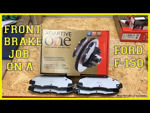 How To Change the FRONT BRAKES on a Ford F-150 - Front Brake Job