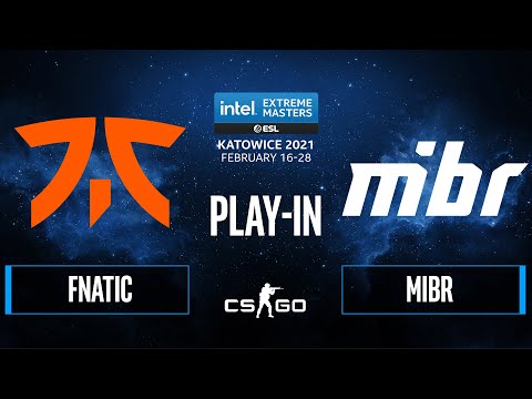 CS:GO - MIBR vs. fnatic [Dust2] Map 1 - IEM Katowice 2021 - Play-In