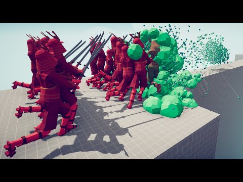 ARMY GIANT SAMURAI vs EVERY GOD | TABS - Totally Accurate Battle Simulator