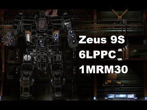 Mechwarrior Online : ZEU-9S "Lighning Light" (6xLPPC, 1xMRM30, LE325)