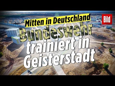 Schnöggersburg | In dieser Geisterstadt trainiert die Bundeswehr | U-Bahn, Flugplatz, zwei Moscheen