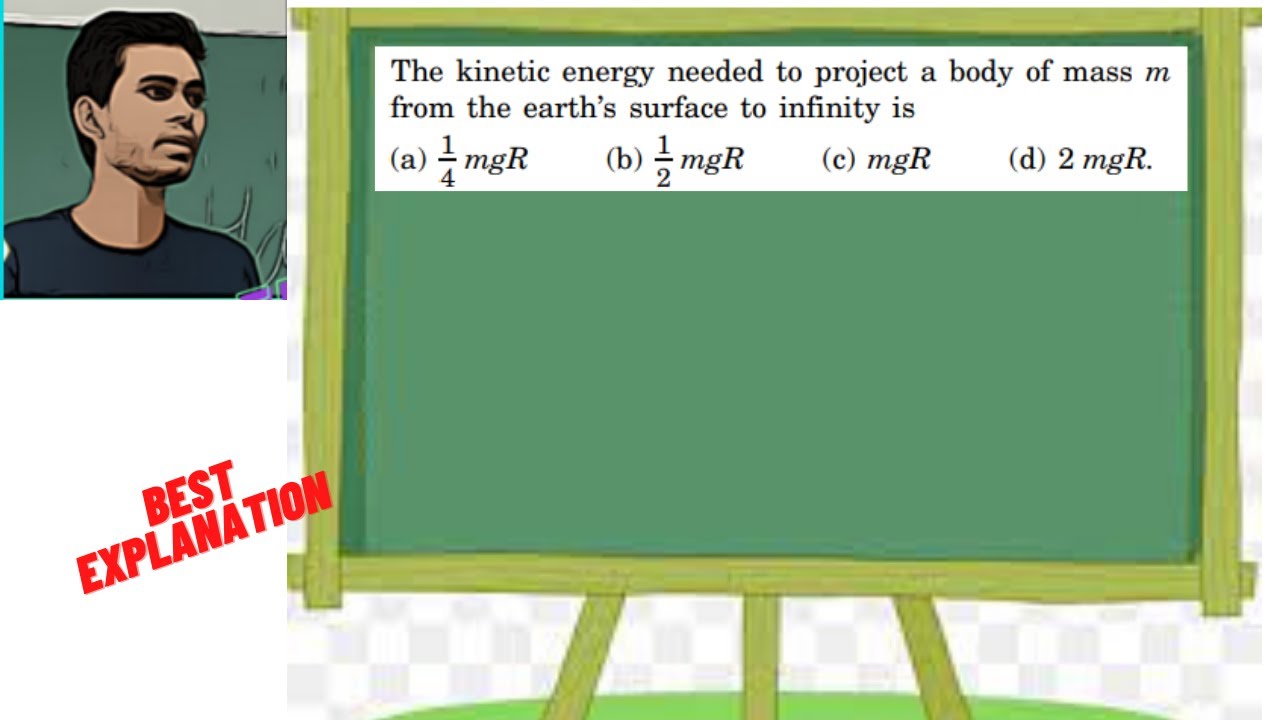 The kinetic energy needed to project a body of mass m from the earth’s surface to infinity is (a)