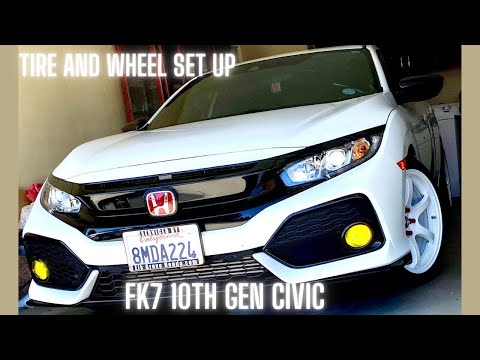TIRE AND WHEEL SET UP- 2019 HONDA CIVIC HATCHBACK FK7- MICHELIN PILOT SPORTS A/S 3+ GRAM LIGHTS 57DR