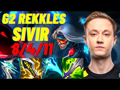 G2 REKKLES PLAYS SIVIR VS SENNA ADC |EUW CHALLENGER PATCH 11.3| [League of Legends] Full Gameplay