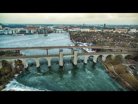 Årsta bay and bridge
