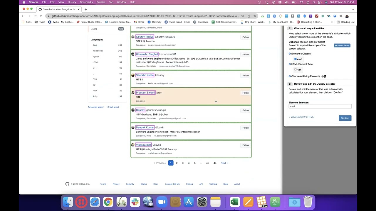 Connect the dots between GitHub, Data-Miner and SeekOut (Part 2)