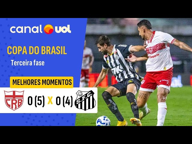 Neymar volta, mas Santos é eliminado pelo CRB na Copa do Brasil