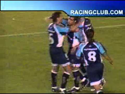 Apertura 2003 / Racing 4 - Atl. Rafaela 1 / Gol de Mariano González