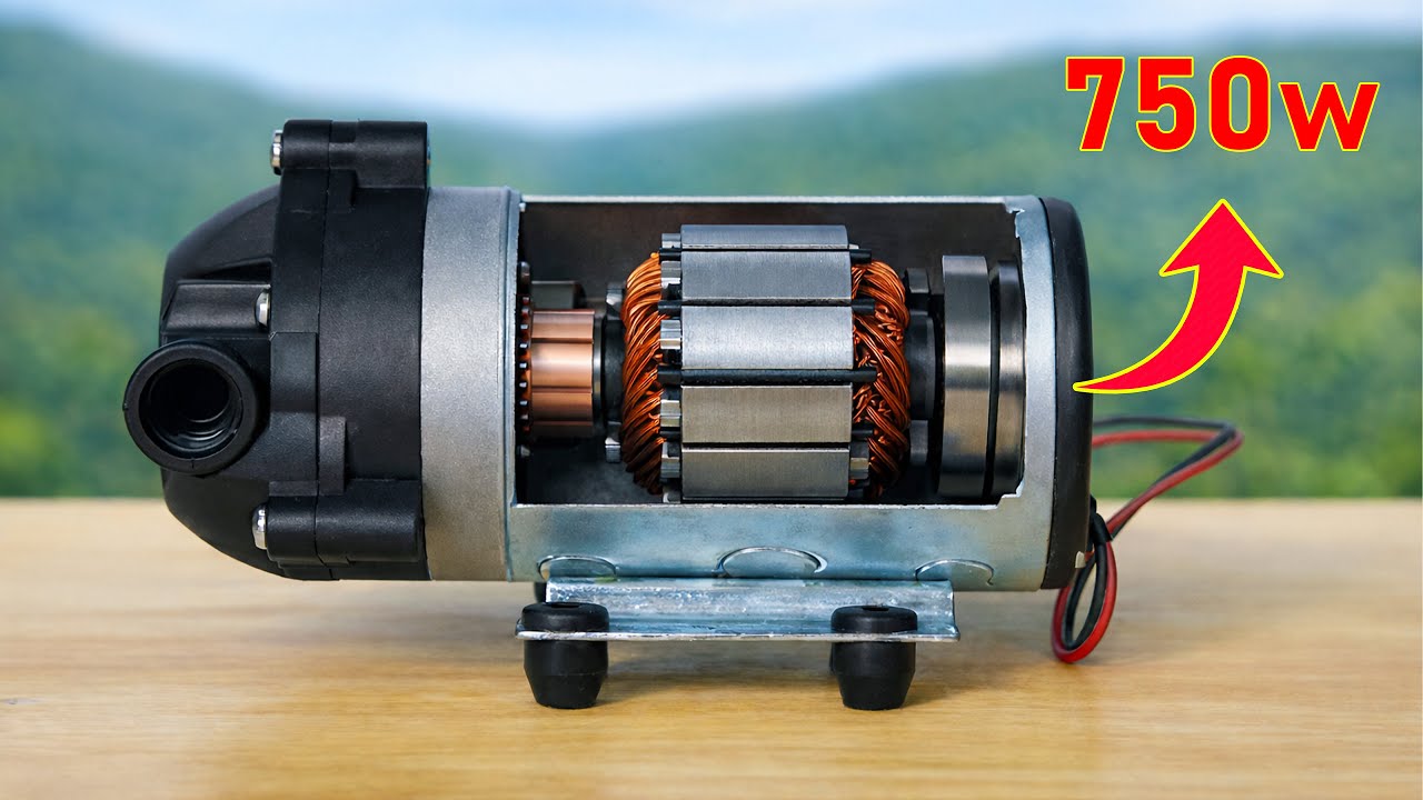 Free 220v Everyday That Billions of People Don't Know! Take The RO Motor And Get Free Source 24/7