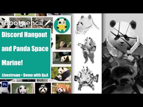 Discord Hangout, Panda Space Marine!