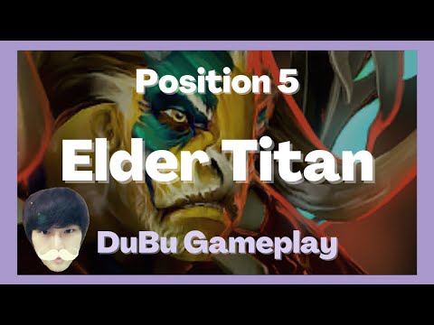 How to punch hard as Elder Titan support (ft. death push-up challenge) | DuBu Dota2