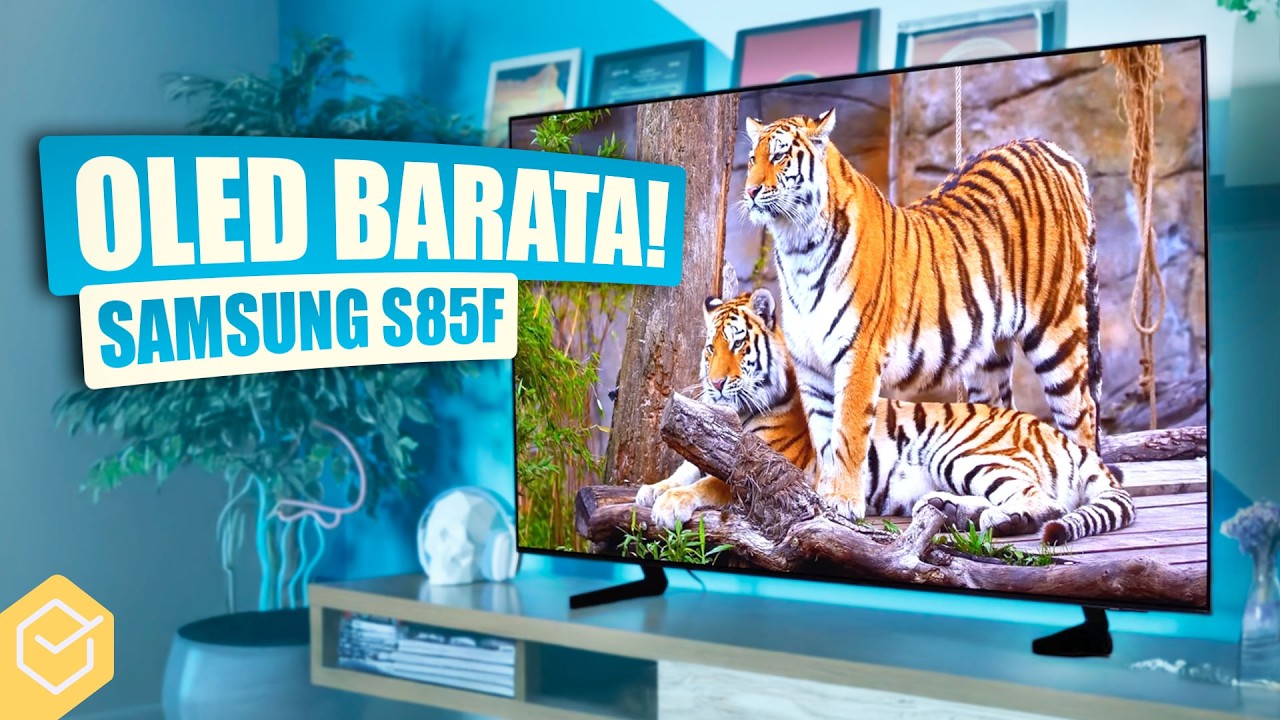 Miniatura da avaliação em vídeo de Smart TV Samsung S85H 55 Polegadas OLED 4K
