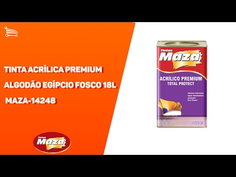 Tinta Acrílica Premium Cinza Elefante Fosco 3.6L - Video