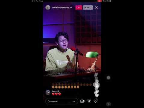 Ardhito Pramono - Fine Today LIVE ON INSTAGRAM 31-08-2021