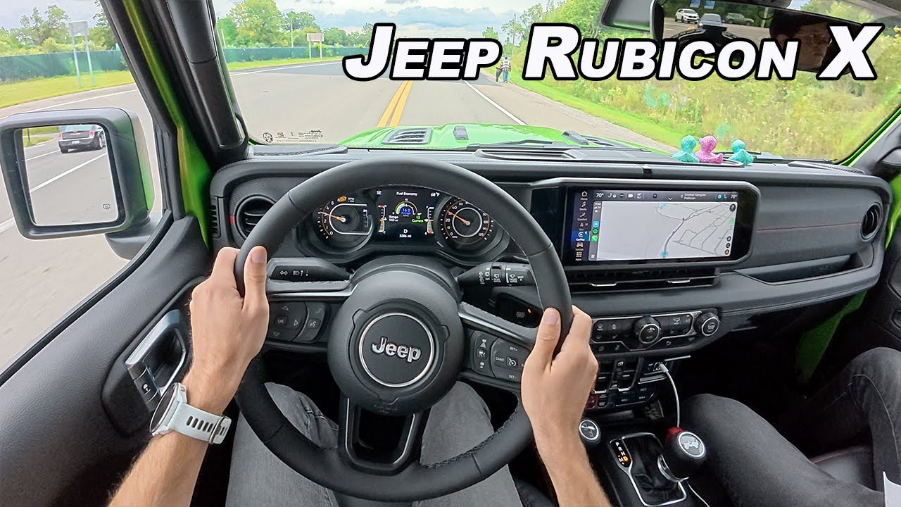 2025 Jeep Wrangler Rubicon X - Living With The Off Road V6 With 35" Tires (POV Binaural Audio)