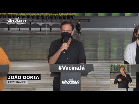 Governo de SP antecipa vacinação contra o coronavírus em um mês