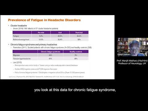 2023 Fatigue in Headache Disorders - Prof. Manjit Matharu