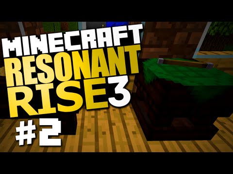 Minecraft Resonant Rise 3 #2 "Whitehall, Tinkers Tools/Smeltery, Research/Arcane Table"