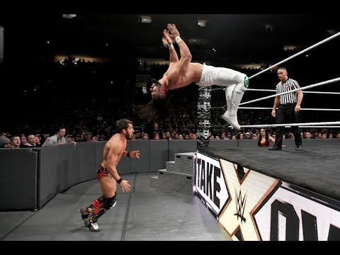 Andrade Cien Almas vs Johnny Gargano NXT TakeOver Philadelphia Highlights