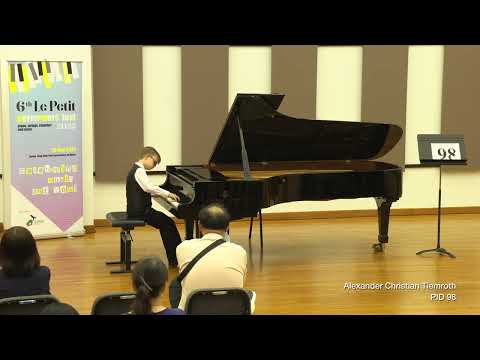 Alexander Tiemroth (age 9), piano - Bach Prelude & Berkovich/Paganini Variations