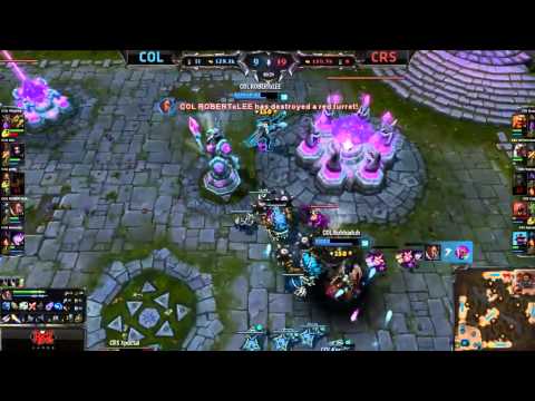 NA LCS - Summer Split 2014 - Epic ending of COL vs. CRS game