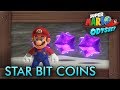 Super Mario Odyssey All Purple Star Bit Coins Moon Kingdom